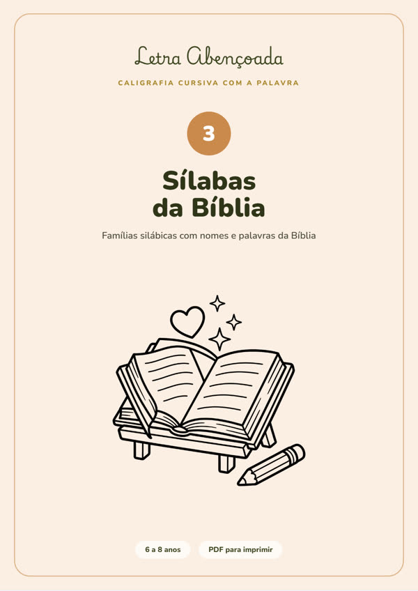 Capa do Caderno 3